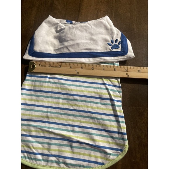 Dogo Happy Sailor Tank Dog Shirt Small Dog Clothing Teacup Sz L Large - Picture 3 of 7